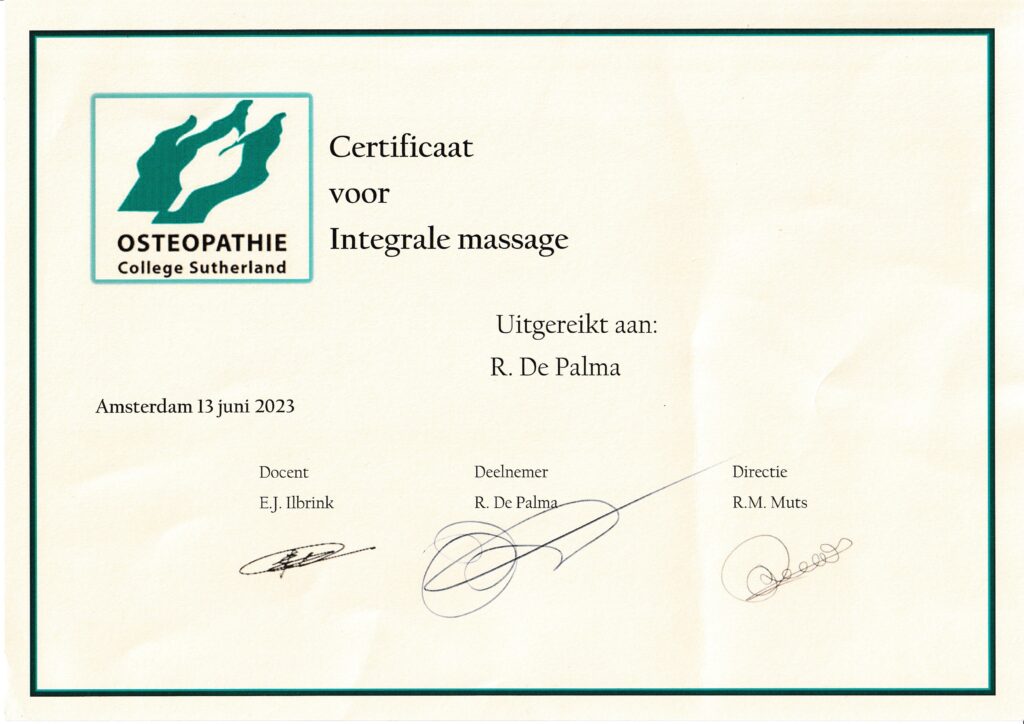 massage-certificaat
